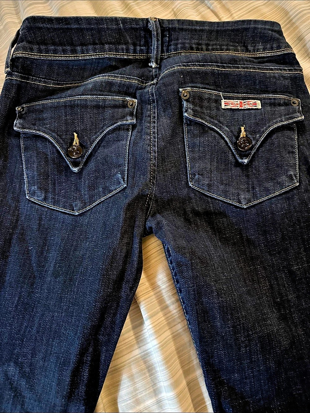 Hudson Skinny Jeans Waist 25 Black